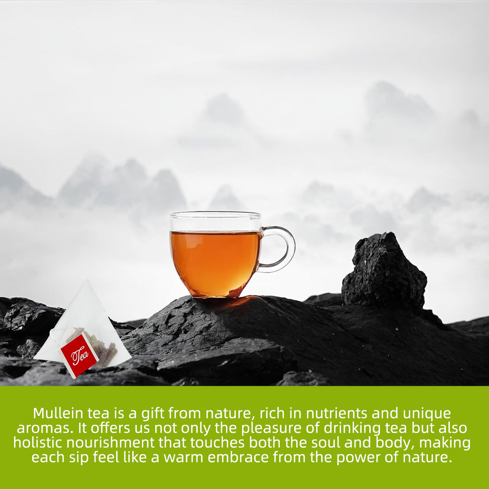 SAMCCI tea bags in tin packaging highlight travel-friendly use and eco-conscious design.