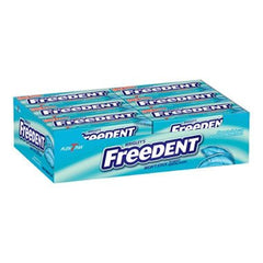 Sameriver Freedent spearmint gum pack for breath refreshing that will not stick to dental work