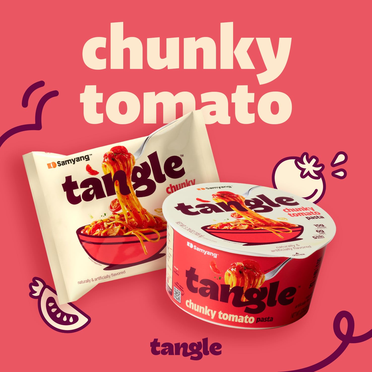 SAMYANG brand logo on packaging adds recognition and trust.