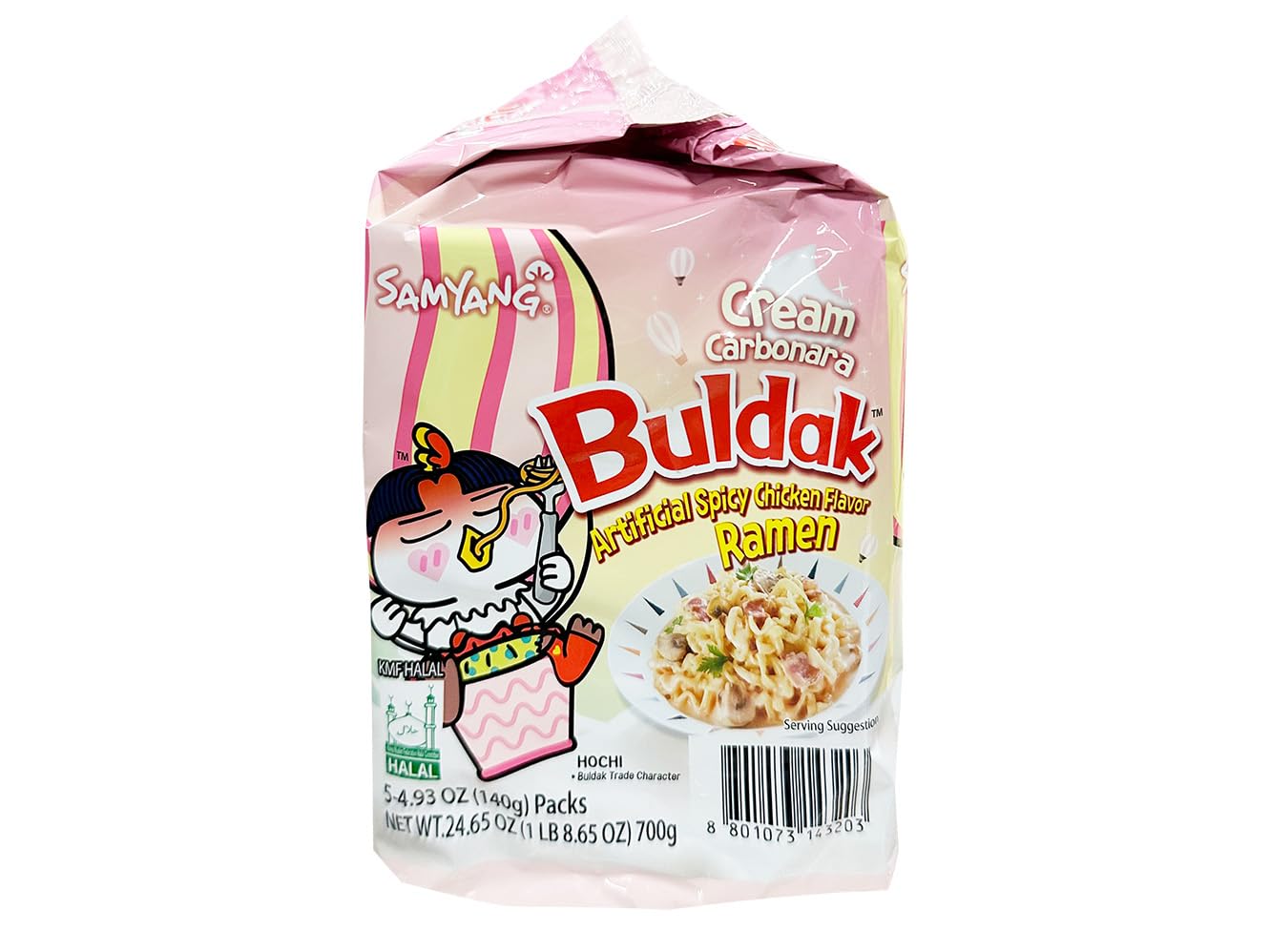 Samyang Buldak pack front, bold flavor and quick cook for busy weeknights