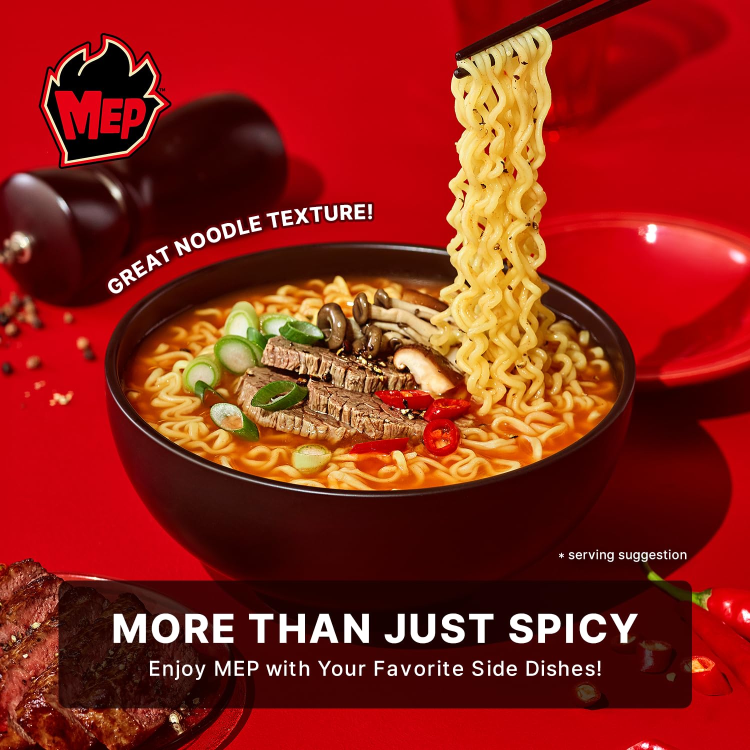 Samyang MEP stovetop cooking to maximize flavor absorption