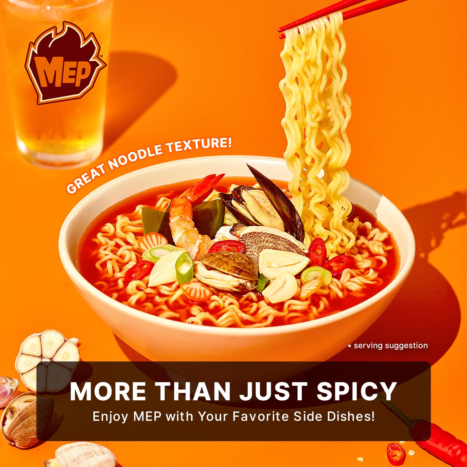 Samyang pack-four-ramen-bowls stacked for quick meals