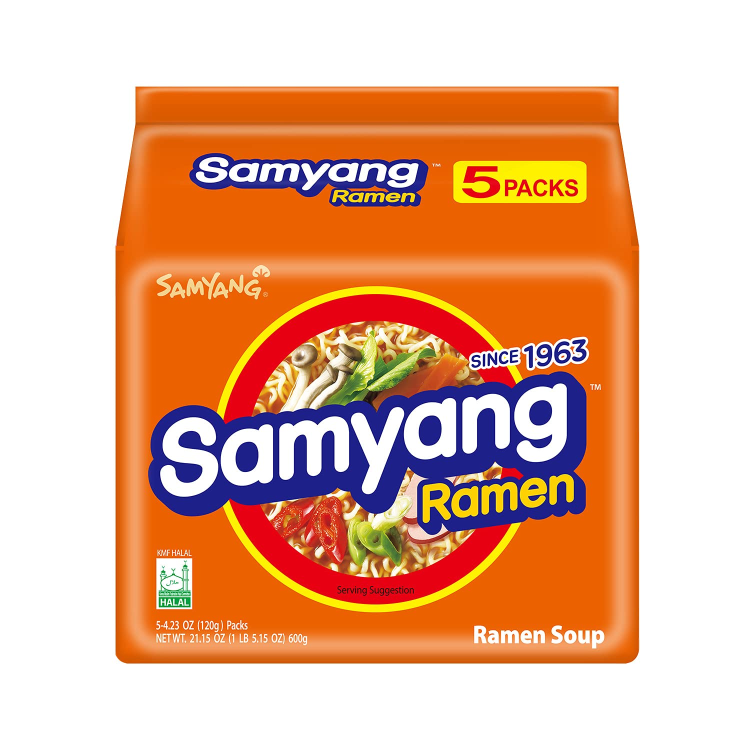 Samyang Ramen original broth in a steaming bowl for comfort.