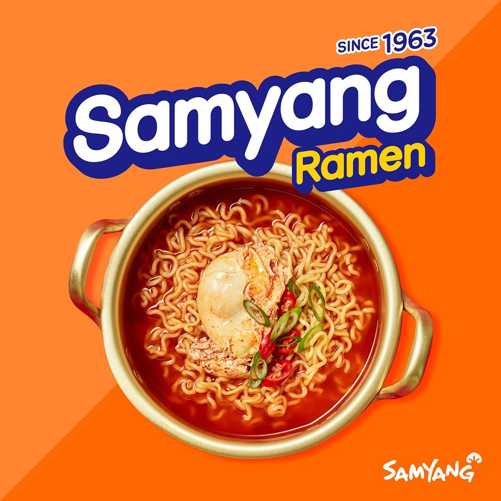 Samyang Ramen zero trans fat and zero cholesterol for lighter meals.