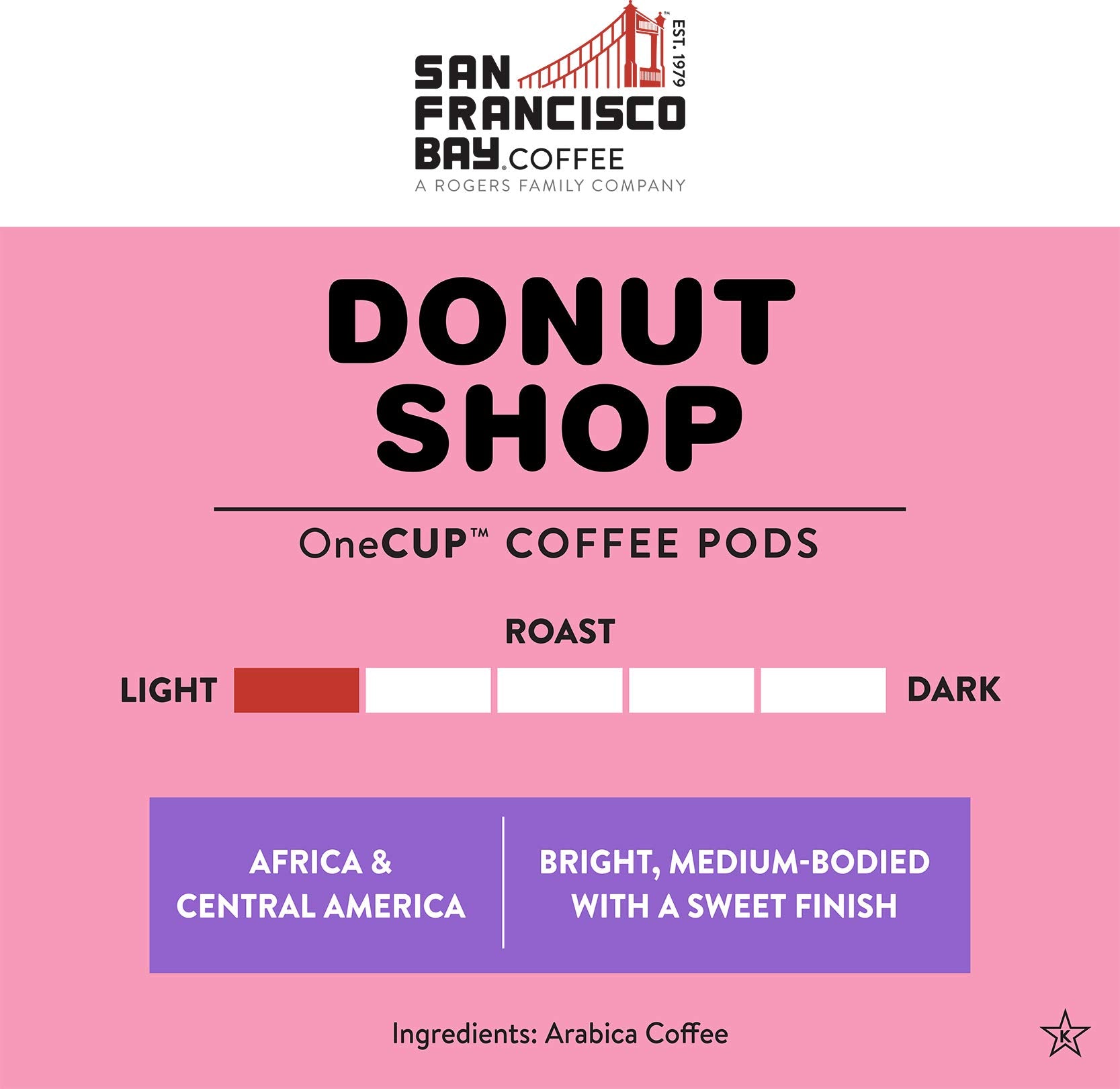Donut Shop arabica beans from elevated farms deliver bright, nuanced flavors.