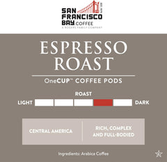 San Francisco Bay 100% Arabica beans deliver smooth, reliable flavor