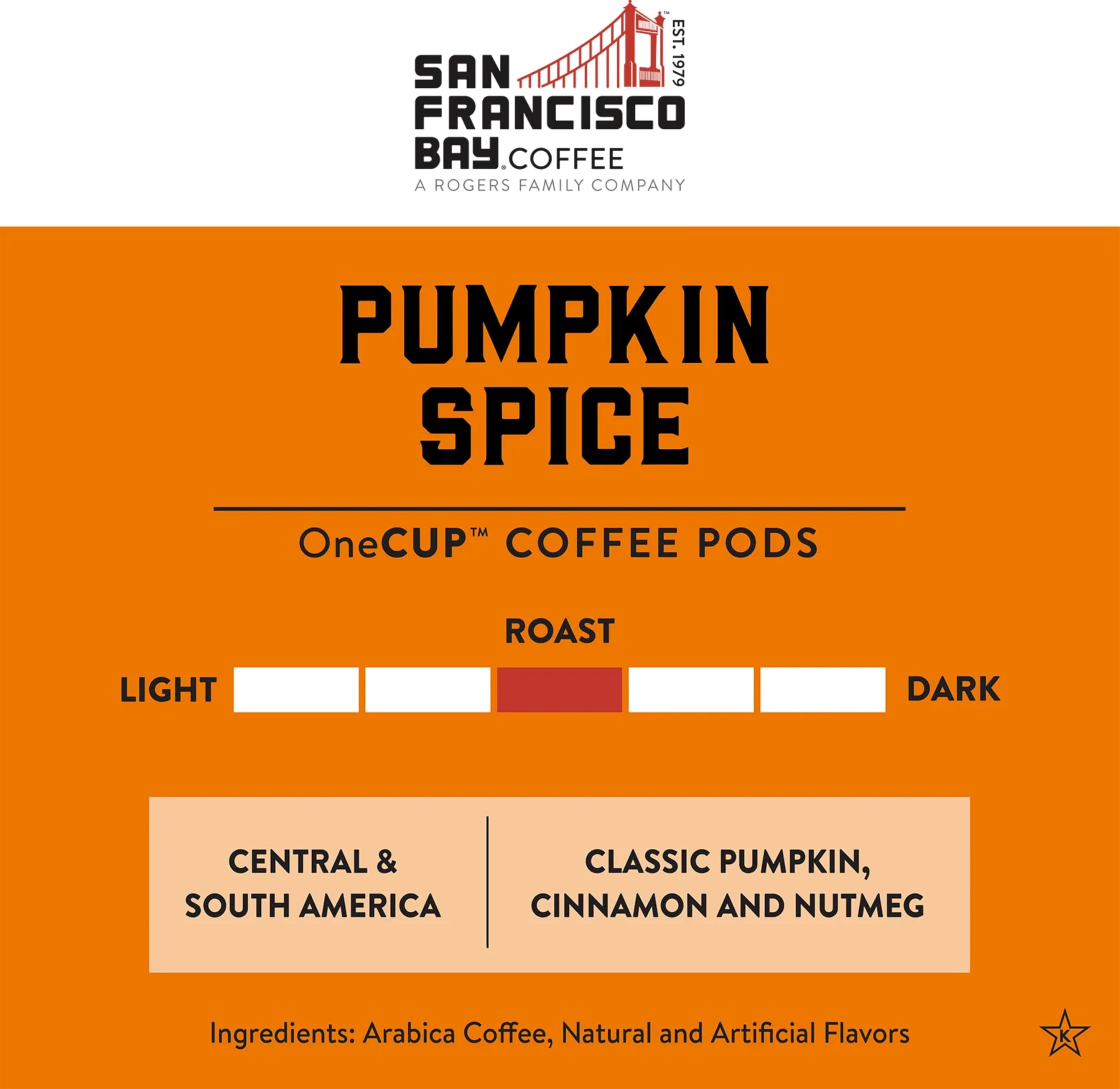San Francisco Bay Arabica coffee beans from high-altitude farms deliver a smooth cup