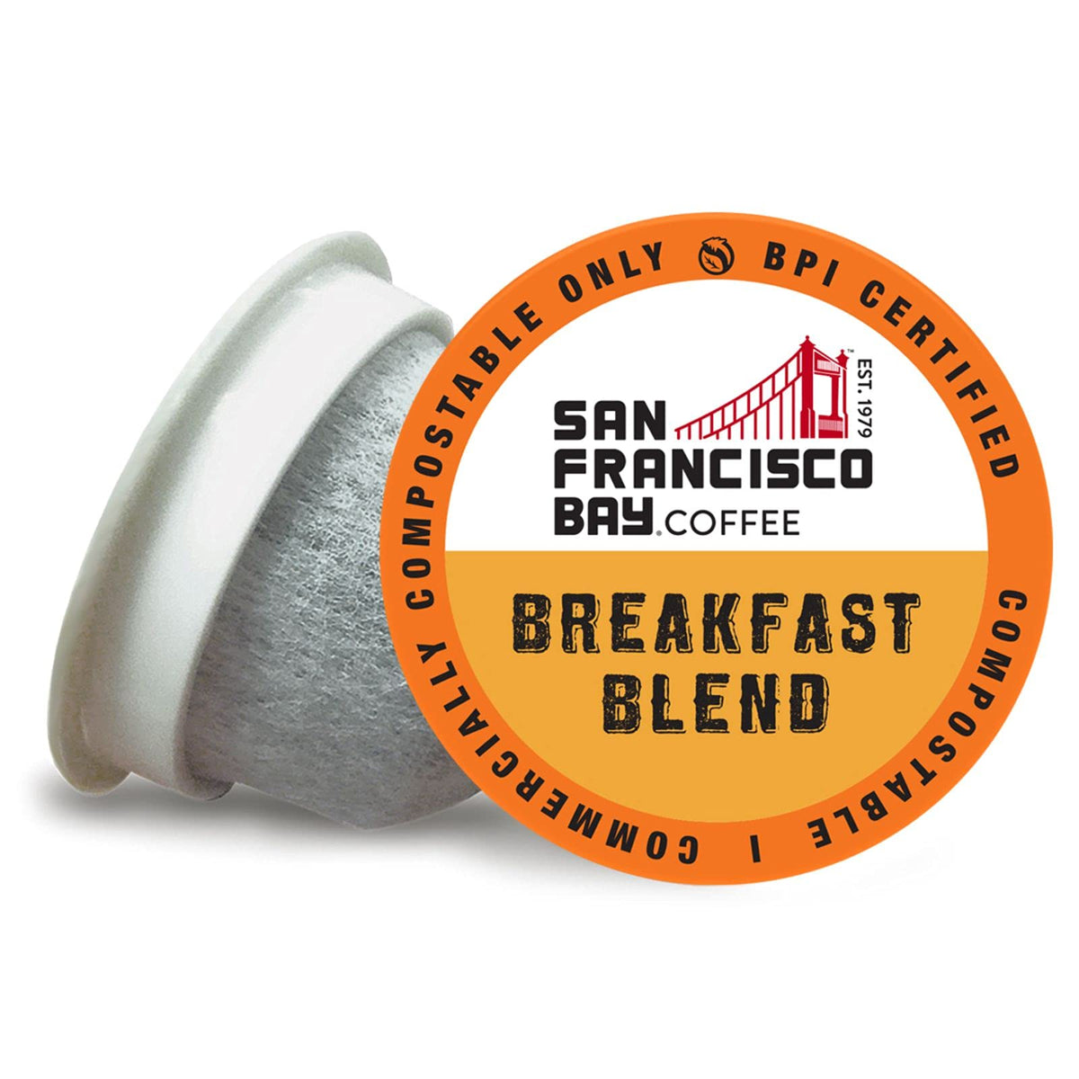San Francisco Bay Breakfast Blend pod ready to brew for a bright morning.
