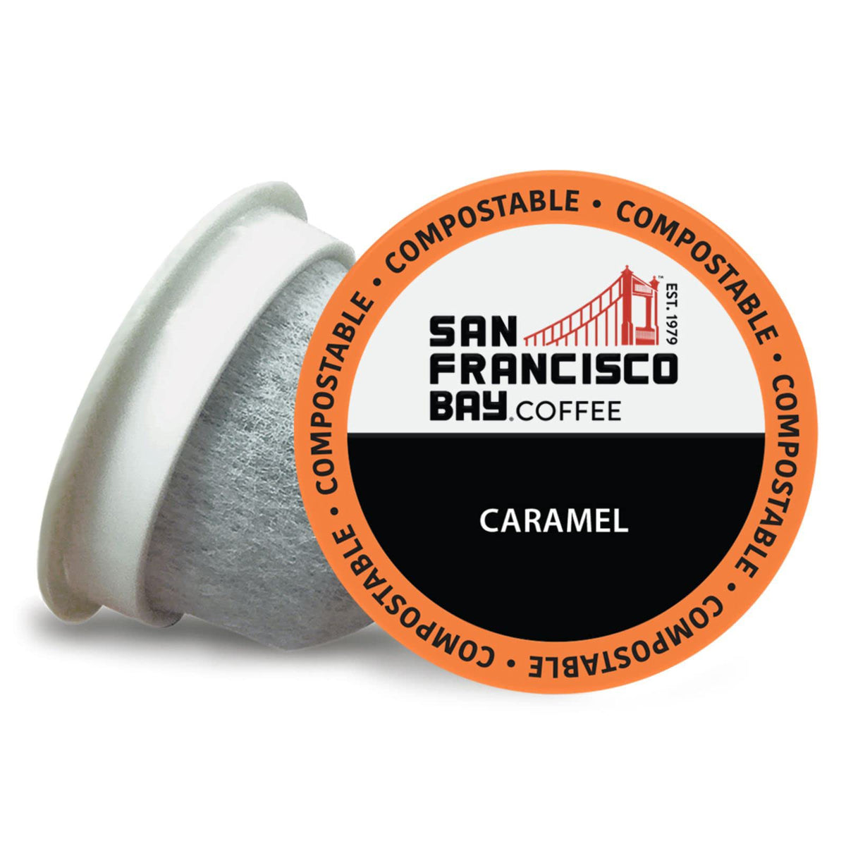 San Francisco Bay caramel pods pack shot highlighting flavor and convenience.