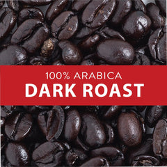 San Francisco Bay French Roast beans ready for grinding into a bold cup