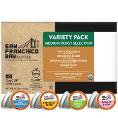 SAN FRANCISCO BAY Breakfast Blend compostable pod for a quick, flavorful morning brew.