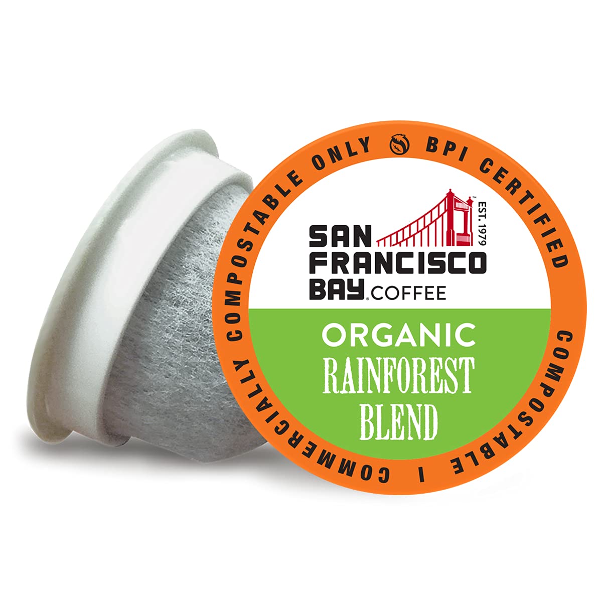 San Francisco Bay compostable pods for Rainforest Blend, eco-friendly and convenient for daily coffee rituals