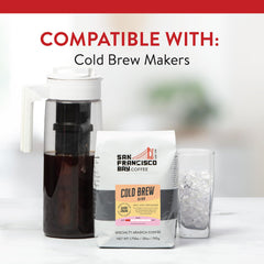San Francisco Bay cold brew served in a glass with a refreshing profile.