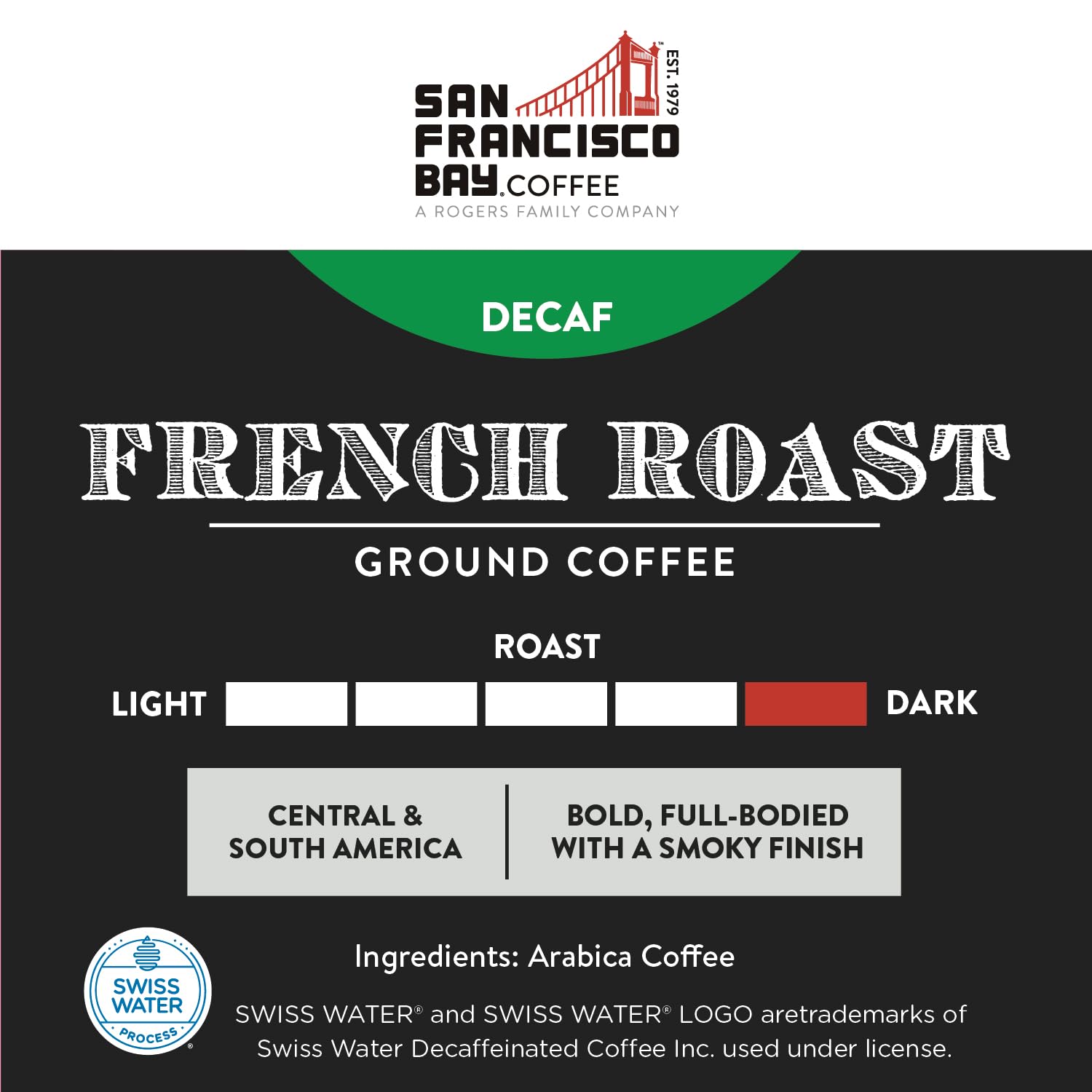 SAN FRANCISCO BAY ground coffee pour-over setup for vibrant, balanced cups.
