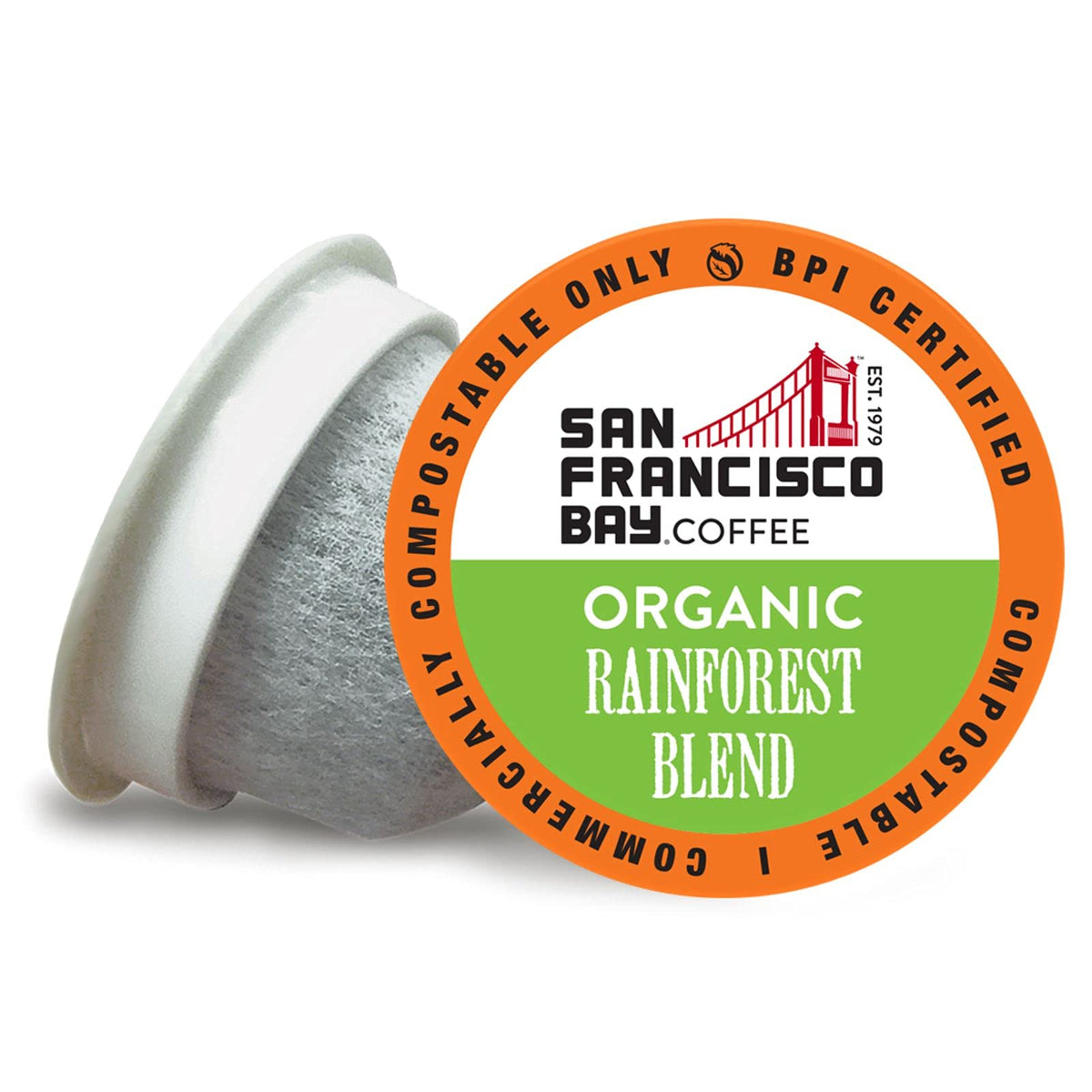 San Francisco Bay OneCup Rainforest pack for convenient single-serve coffee.
