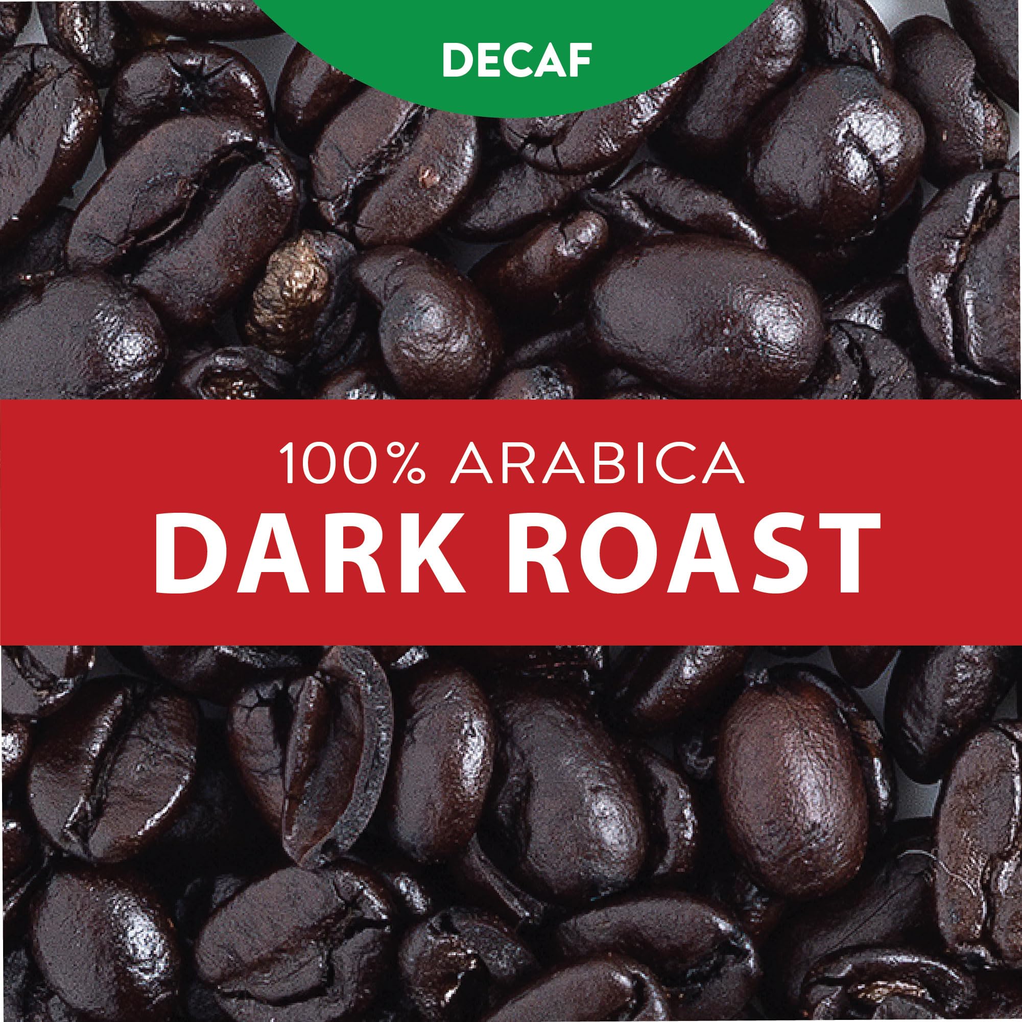 San Francisco Bay Swiss Water decaf close-up shows chemical-free processing.