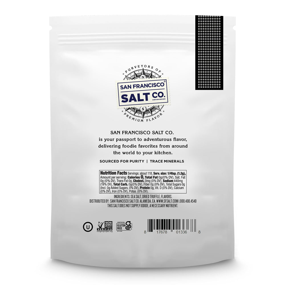 San Francisco Salt Company handcraft label signals USA-made quality.