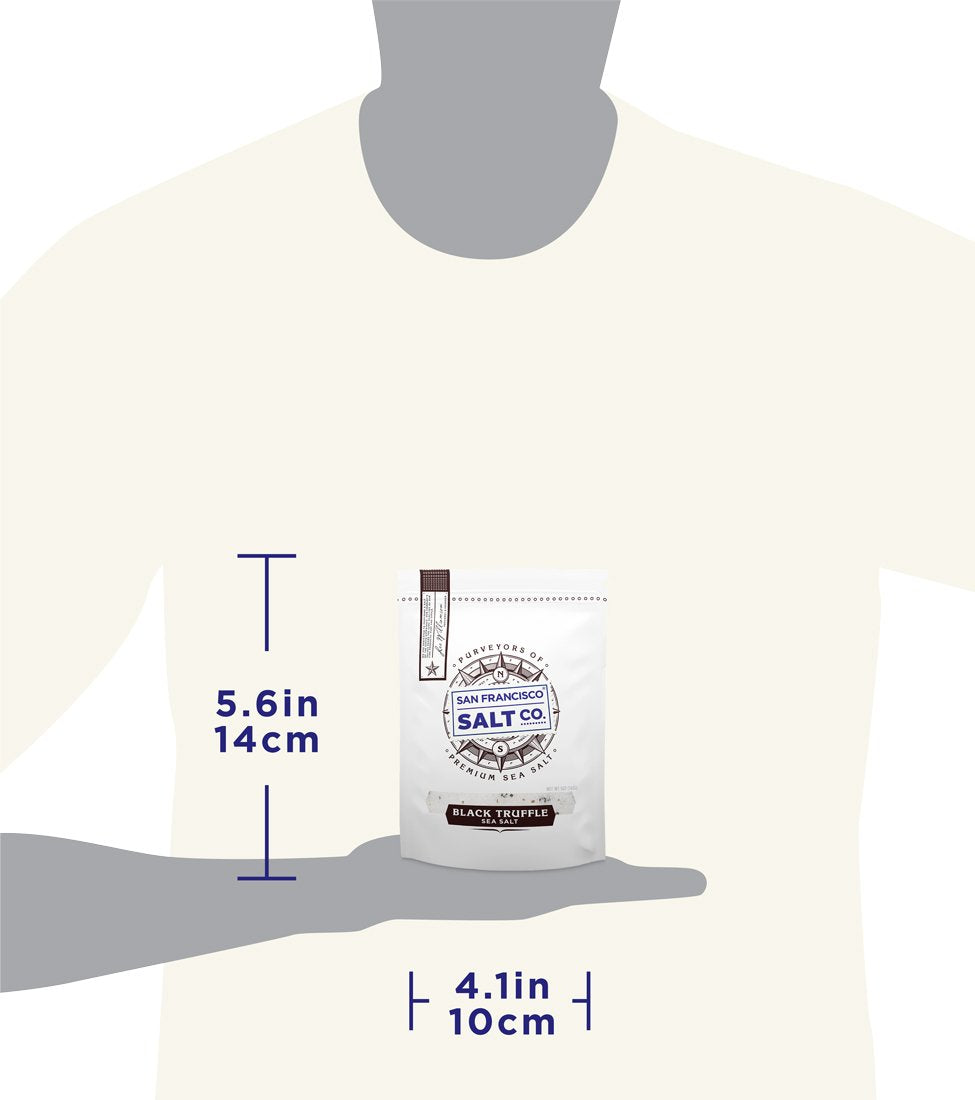 San Francisco Salt Company kosher certified and non-GMO truffle salt.