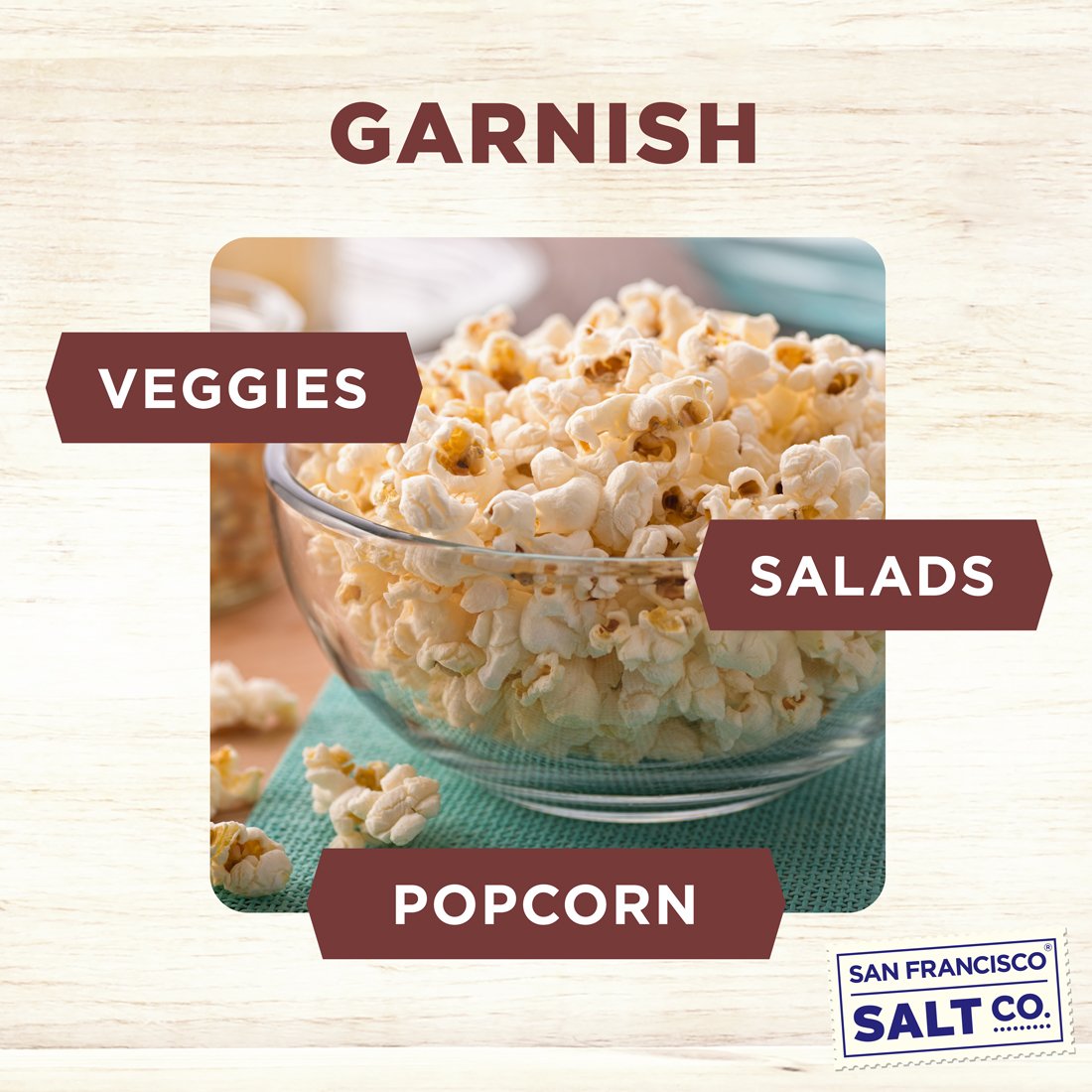San Francisco Salt Company Smoked Salt ideal for roasting vegetables and potatoes