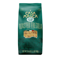 San Giuliano Casa Manca toasted fregola pasta pack ideal for hearty rustic meals.