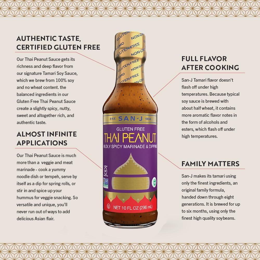San-J Thai Peanut Sauce as dipping sauce for spring rolls