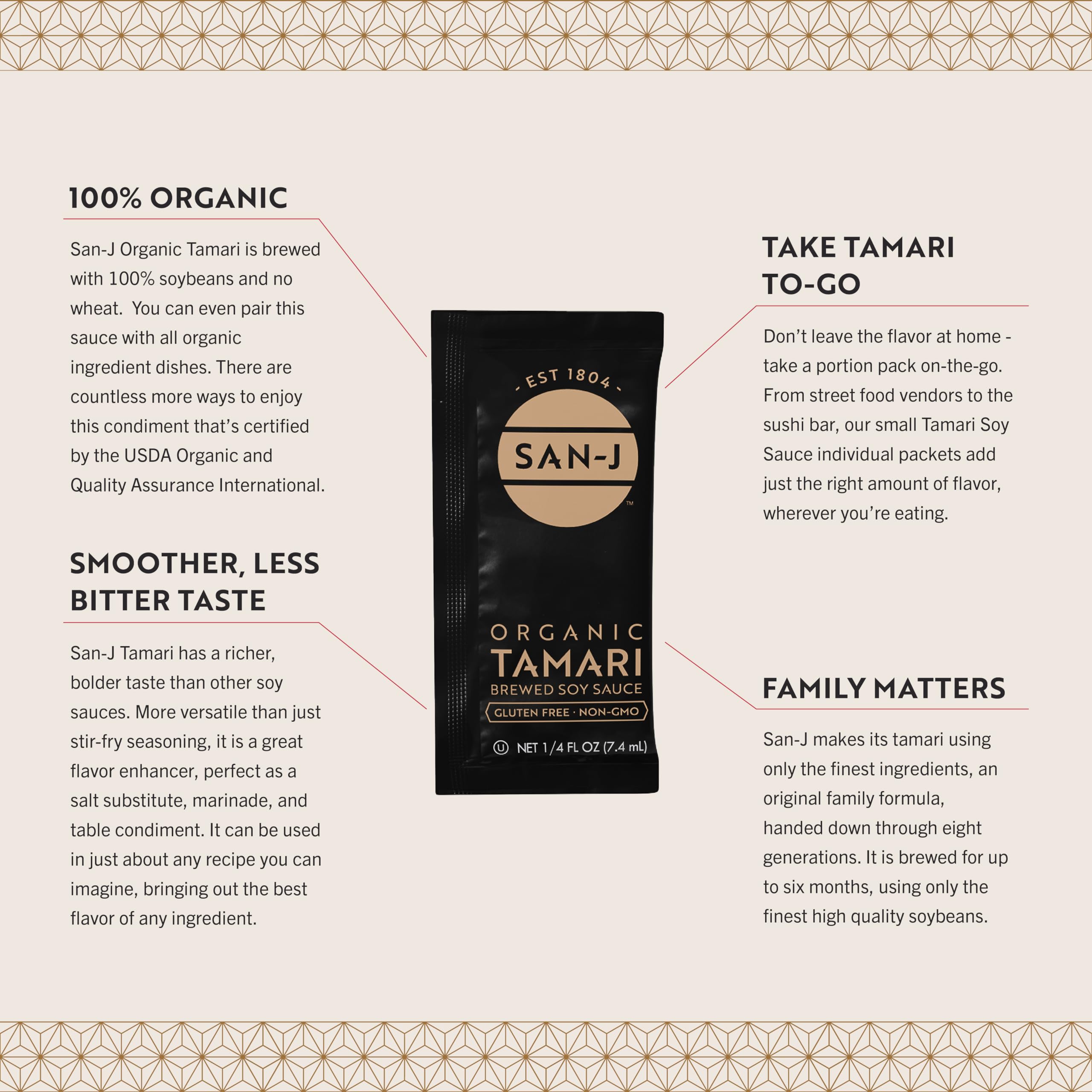 San-J tamari gluten-free certified by GFCO for reliable quality