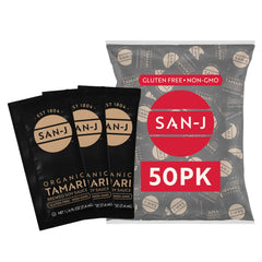 San-J tamari gluten-free packets on the go for quick meals