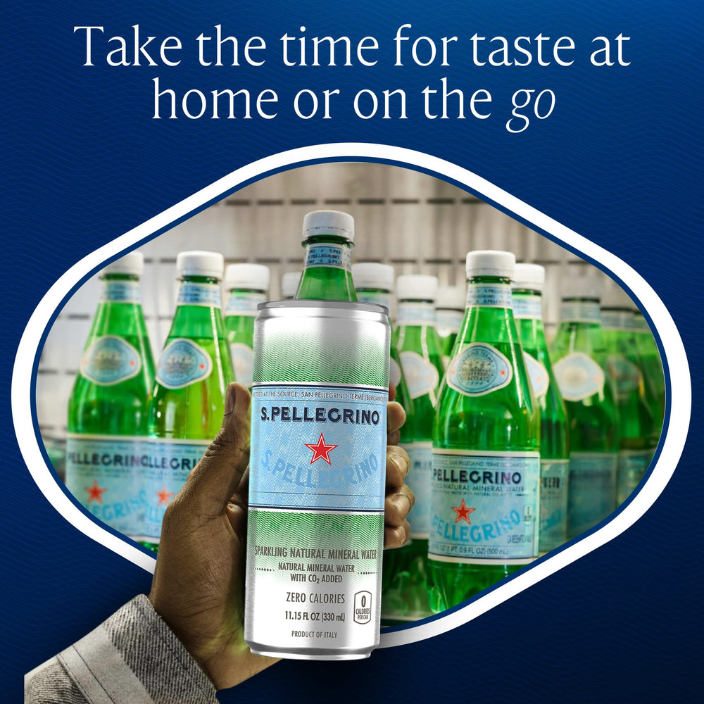 San Pellegrino on-the-go pack ideal for busy days.