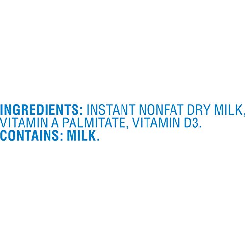 Sanalac Non Fat Dry Milk reconstituted in glass, versatile for cooking.