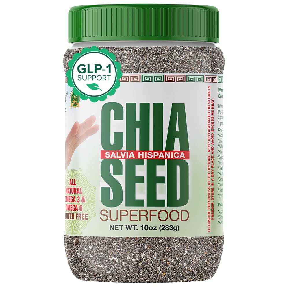 Sanar Naturals chia seeds bulk pack for versatile daily fiber and omega-3 addition
