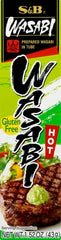 S&B Prepared Wasabi tube beside sushi exemplifies authentic flavor with simple application.