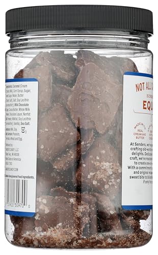 Scoop reveals melt-in-mouth dairy-filled center and caramel notes in Sanders Thins