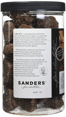 Sanders Milk Chocolate with Sea Salt jar close-up, highlighting smooth texture.