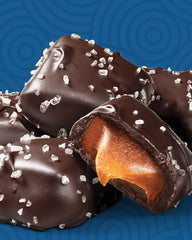 Sanders small batch caramels offer silky texture and artisan quality for sophisticated snacking.