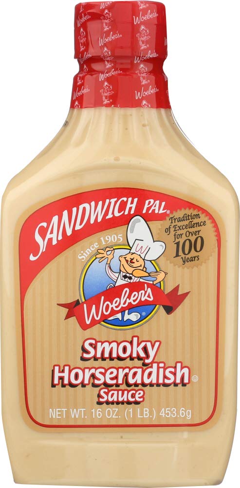 Sandwich Pal Smoky Horseradish Sauce bottle shows bold smoky heat for sandwiches