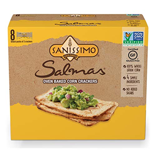 Sanissimo Salmas front packaging, ideal for on-the-go snacking.