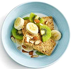 Weet-Bix served in a bowl with milk for a balanced breakfast.