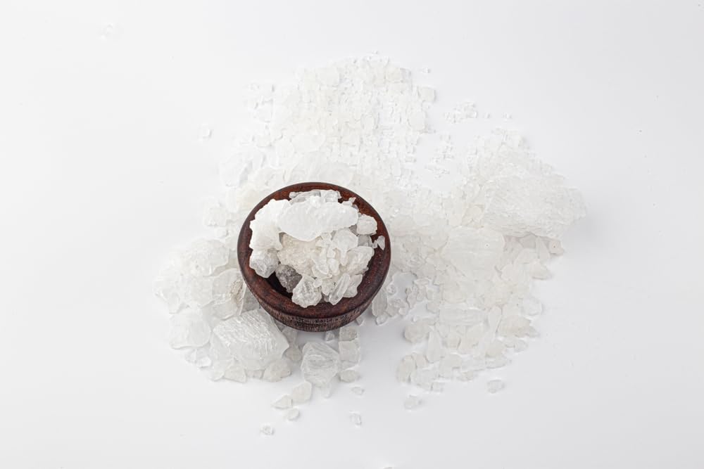 Sanniti alum powder pantry shot emphasizes pure, finely milled quality
