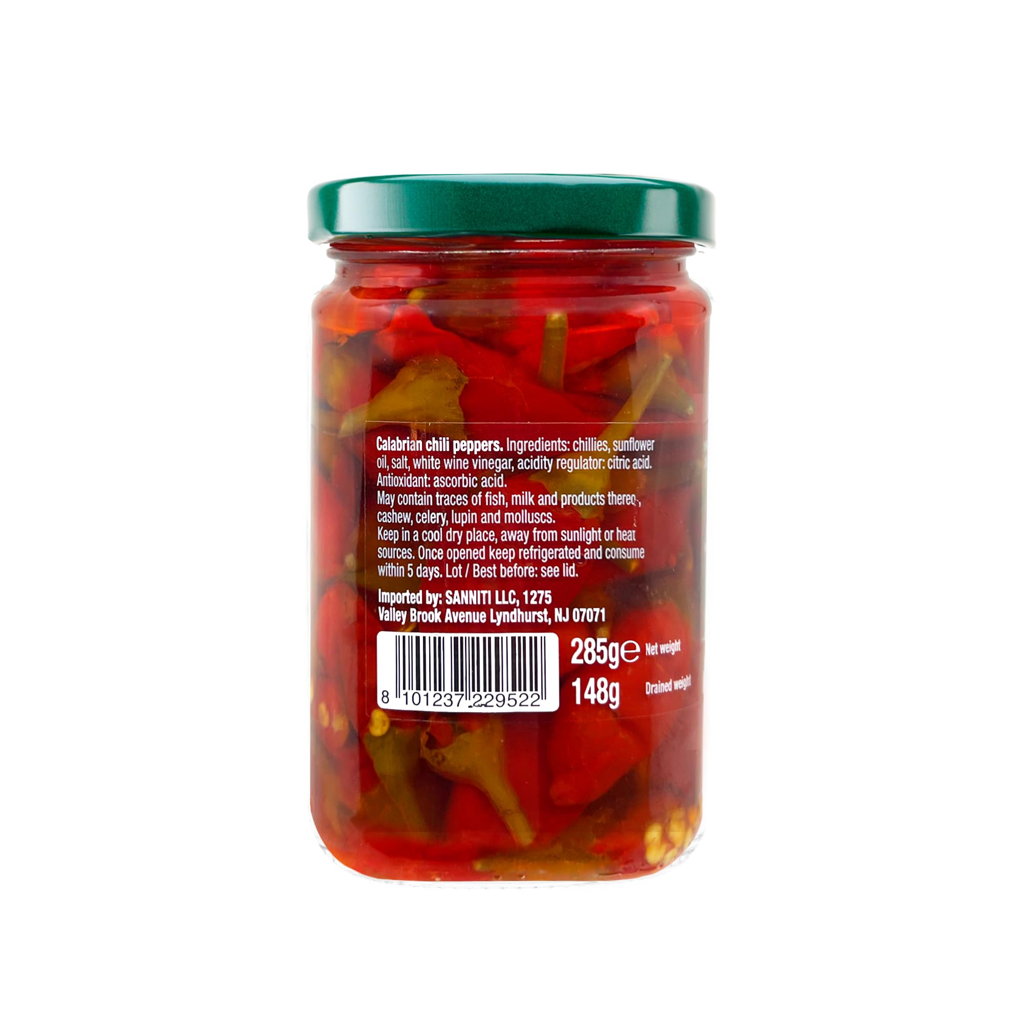 Sanniti Calabrian chili peppers sliced, ready to spice pizzas and pastas