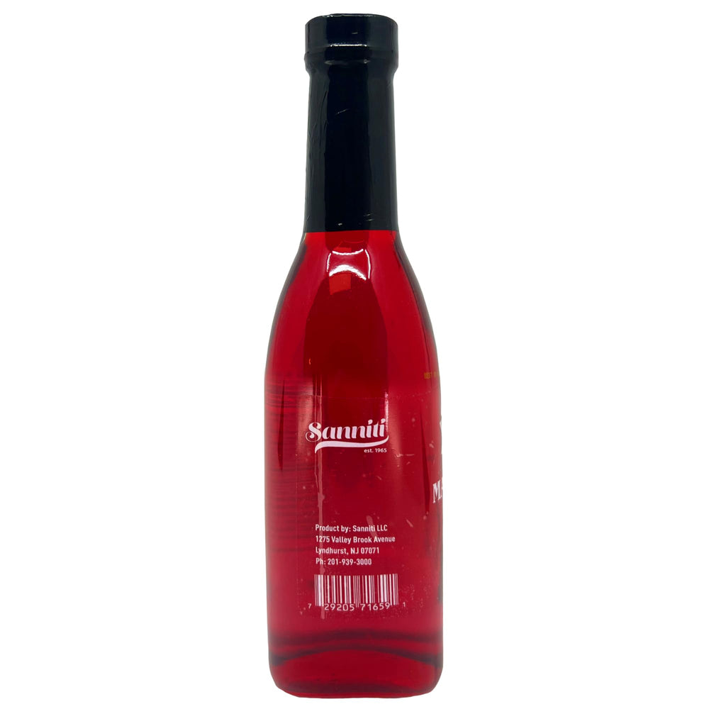 Sanniti glass with cocktail and cherries showing rich color and balanced sweetness