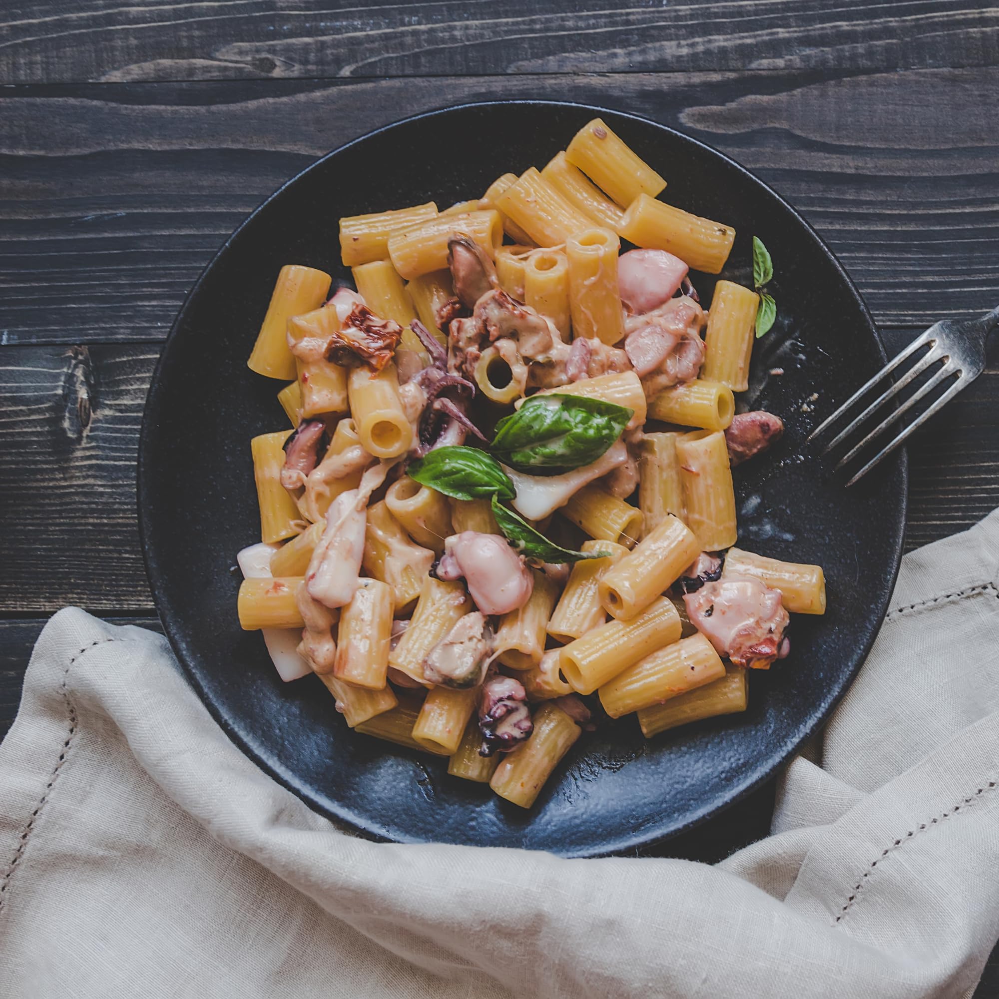 Sanniti gluten-free rigatoni bronze-drawn surface helps sauce cling for flavorful bowls