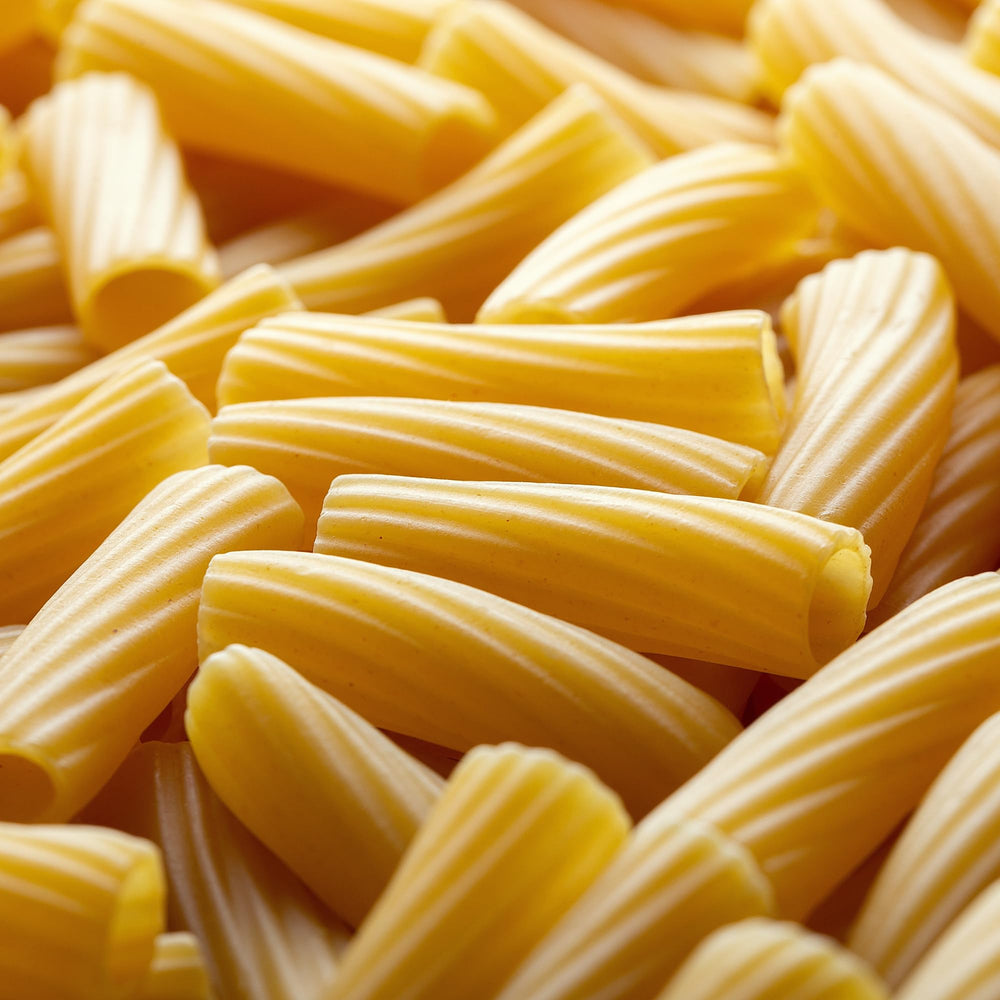 Sanniti gluten-free rigatoni uncooked tubes ready for meat sauces and baked casseroles
