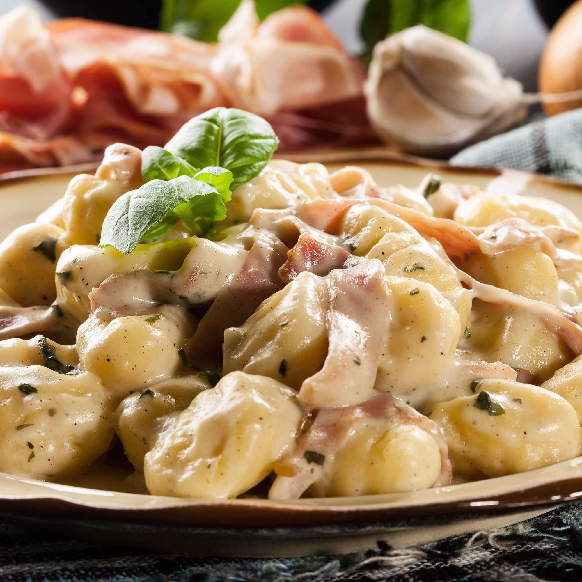 Sanniti gnocchi texture-closeup reveals tender potato bite
