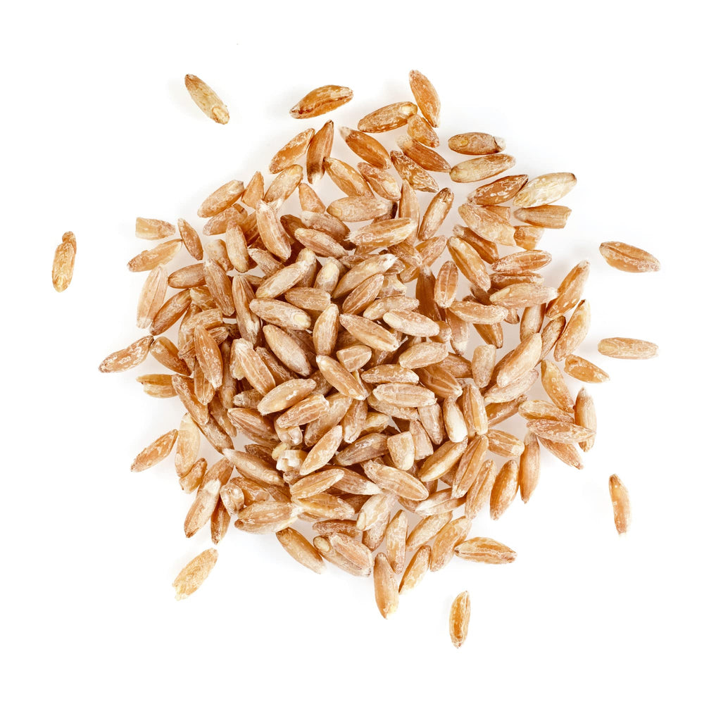 Sanniti Italian origin farro delivers authentic earthy aroma.