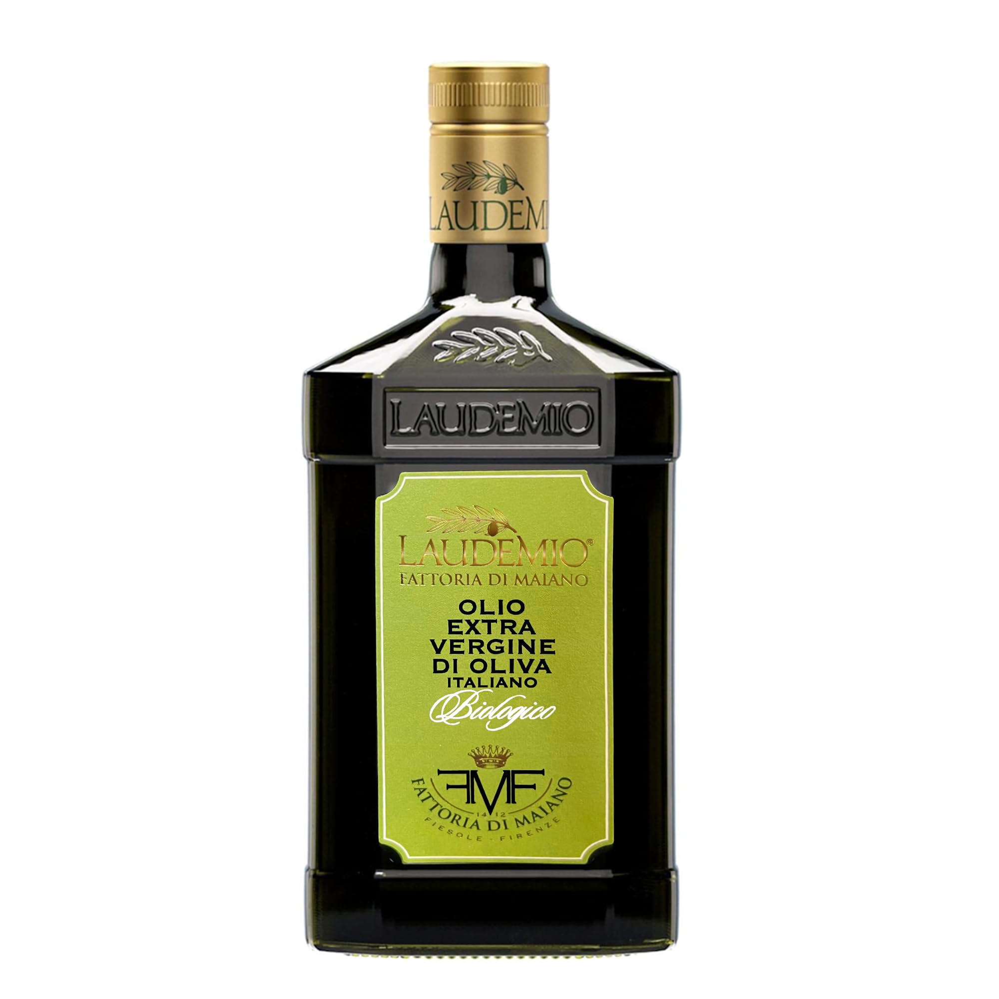 Laudemio gold award label on the bottle