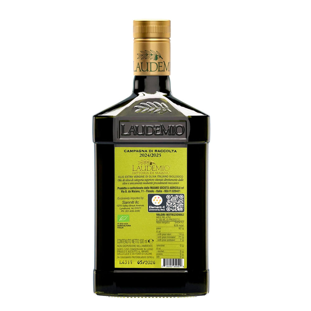 Laudemio olive grove showing organic farming tradition