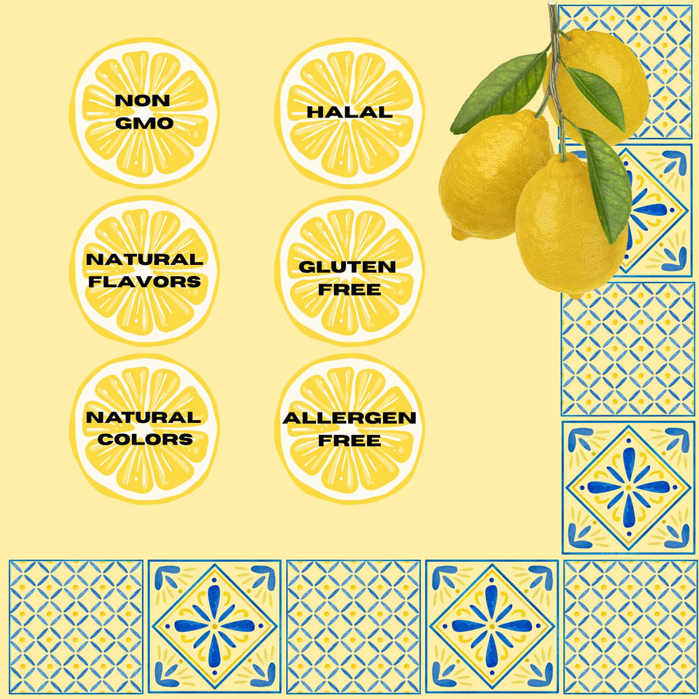 Sanniti Limoncini Frizzanti display hints at citrus mood and pairings