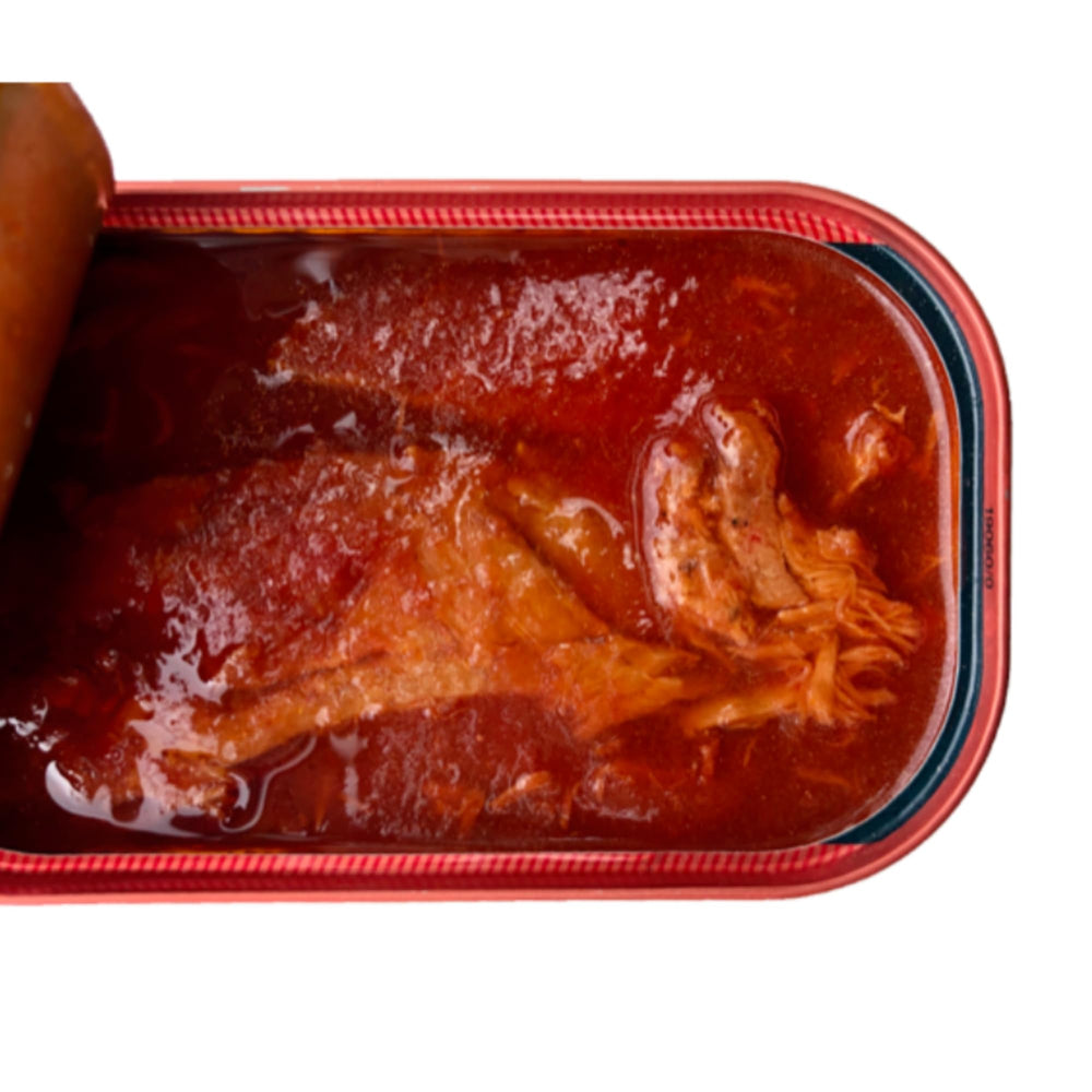 Sanniti Mackerel Fillets in Tomato Sauce served in a bowl for a quick meal