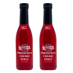 Sanniti Maraschino Cherry Cocktail Syrup bottle for elevated cocktails with bright cherry notes