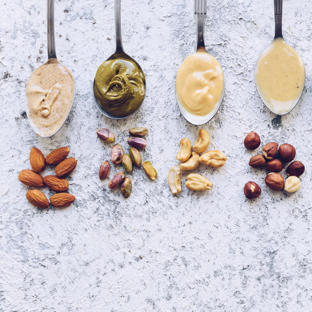 Packaging display of Sanniti Marullo pistachio cream in a premium setup
